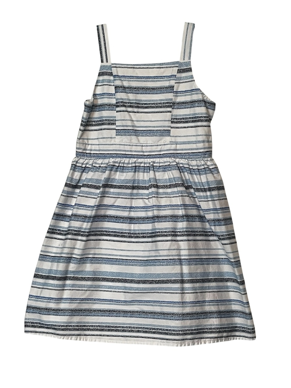Trixxi Blue & White Striped Spaghetti-Strap Dress Size 8